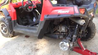 Installing Wheel Spacers On Rzr 800 [upl. by Dodson]