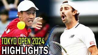 Kei Nishikori vs Jordan Thompson  Tokyo 2024 [upl. by Anerok]