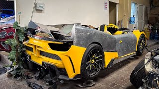 Exploring the Abandoned Chopped Up Exotic Cars of Dubai [upl. by Chatwin]