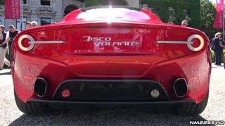 New Alfa Romeo Disco Volante AMAZING V8 Sound [upl. by Dearborn]