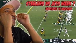 Jets overhyped Steelers vs Jets reaction [upl. by Etselec]