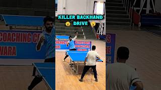 Killer BackHand Drive Table Tennis 🏓 Backhand Drive Ping Pong [upl. by Atirac]