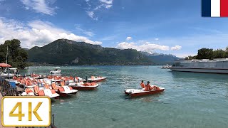 Lake walk in Annecy France  Spring 2021【4K】 [upl. by Warton]