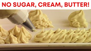 Firm SUGAR FREE Healthy Frosting recipe No Butter No sugar No whipping Cream  Easy banana cream [upl. by Eirised]