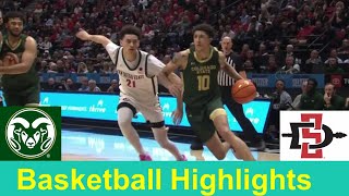 HIGHLIGHTS San Diego State at Colorado State Womens Basketball 232024 [upl. by Nafis335]