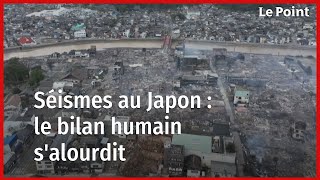 Séismes au Japon  le bilan salourdit [upl. by Selina]