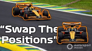 Team Orders Give Lando Norris Sprint Win  Questionable VSC  F1 Brazil GP Sprint Race Reactions [upl. by Innavoig]