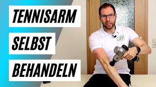 Tennisarm mit Massagepistole selbst behandeln [upl. by Oriel]