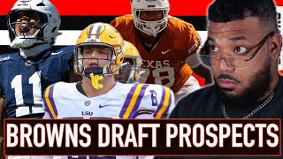 DRAFT PROSPECT BROWNS FANS NEED TO KNOW [upl. by Pascasia]