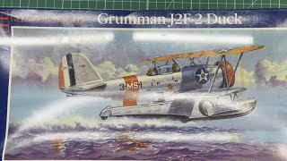 Glencoe Models Grumman J2F2 Duck 148 Scale Model Aircraft [upl. by Iek]