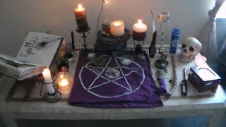 How To Set Up a Wiccan Altar [upl. by Lello527]