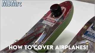 How To Cover Model Airplanes [upl. by Kenzi]