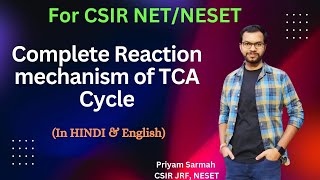 Complete Reaction mechanism of TCA cycle for CSIR NET JRFUNIVERSITY OF LIFESCIENCES csirnet jrf [upl. by Guerin734]