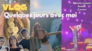 VLOG🇨🇦QUELQUES JOURS AVEC MOI rentrée scolaire achats concert… [upl. by Bert]