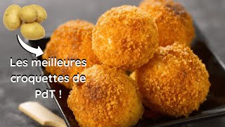 RECETTE  CROQUETTES DE POMMES DE TERRE  CROUSTILLANTES UN VRAI RÉGAL [upl. by Aihsenal]