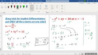 Lec25 Sec28 M2009 F23 Implicit Differentiation [upl. by Htinnek]