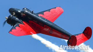 Beech 18 Aerobatics  Matt Younkin  Thunder Over The Heartland 2021 [upl. by Hartman103]