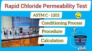 Rapid Chloride Permeability Test of Concrete RCPT Procedure ASTM C1202  All About Civil Engineer [upl. by Lav]