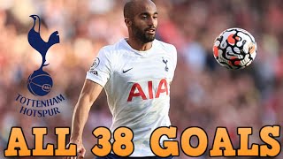 Lucas Moura  All 38 Goals for Tottenham Hotspur so far  20182022 [upl. by Dorrehs]