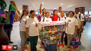 Wayde van Niekerks family home after dream trip [upl. by Pearla]