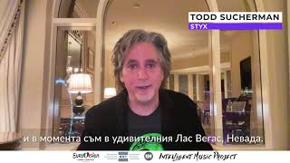 Todd Sucherman Styx supports Intelligent Music Project  Eurovision 2022 [upl. by Trisha916]