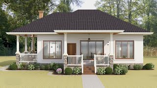 Cozy Small 3 bedroom House Design With Floor Plan [upl. by Belita]