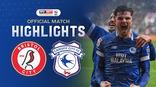 HIGHLIGHTS  BRISTOL CITY vs CARDIFF CITY [upl. by Naharba]