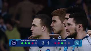 Inter Milan vs Napoli Penalty Shootout [upl. by Kral465]