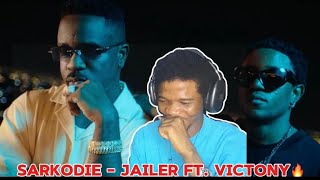 Sarkodie  Jailer ft Victony Official VideoReaction [upl. by Nytsrik]