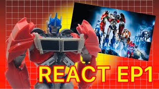 Transformers Prime Episode 1 Darkness Rising Part 1 Reaction reaction transformers [upl. by Ollie]