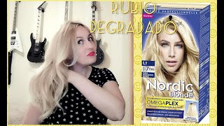 DIYCÓMO HACER UN RUBIO DEGRADADO SCHWARZKOPF L1NORDIC BLONDE [upl. by Ontina103]