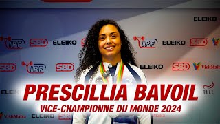 Prescillia Bavoil VICECHAMPIONNE DU MONDE 69kgs 🥈🌍 [upl. by Nimzzaj]