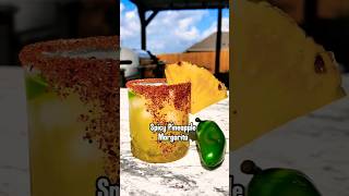 🍍🔥 Cinco de Mayo Spicy Pineapple Margarita 🍹cocktail cincodemayo [upl. by Notsgnik]