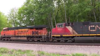 Pacing BNSF 7342 amp CN 2537BNSF Staples Sub [upl. by Rimahs]