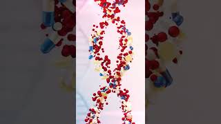 4K DNA STRAND GENOME  ANIMATION 3D SHORT [upl. by Selie]