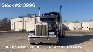 2007 KENWORTH W900L For Sale [upl. by Eiramaneet]