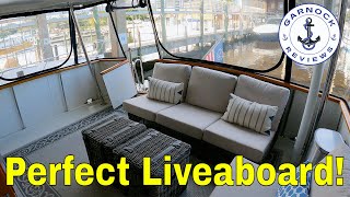 Sold  169000  1990 Californian 45 Motor Yacht  Perfect Great Loop Liveaboard [upl. by Eimia191]