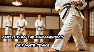 Mastering The Fundamentals Of Karate Stance [upl. by Simmons169]