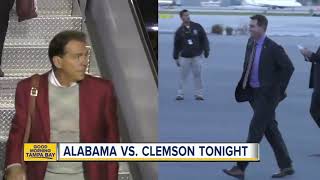 AlabamaClemson IV National Championship game kicks off Monday night [upl. by Carder]