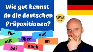 Verben  Präpositionen  A2 B1 B2  Learn German  Deutsch lernen [upl. by Pompei]