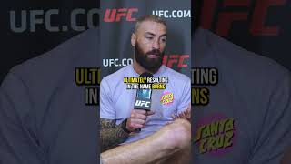 UFC fighter Paul Craig shares with Nina Drama a fun fact about Gilbert Burns LOL shorts mma ufc [upl. by Thurman178]