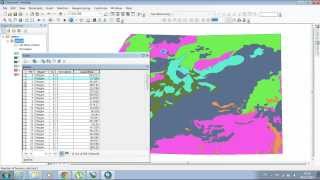 Calcul de la superficie dun shapefile sous ArcMap 101 ArcGis  Tutoriel [upl. by Amada]