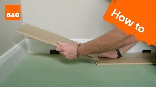 How to lay laminate flooring [upl. by Yedrahs77]