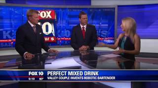 Barbotics Robotic Bartender on FOX 10 [upl. by Smith]