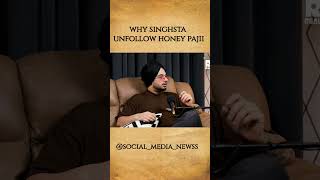 WHY SINGHSTA UNFOLLOW YO YO HONEY SINGH ON INSTAGRAM😱 II short yoyofan yoyohoneysinghrap sad [upl. by Andrade]