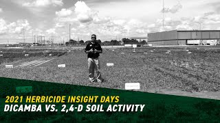 Dicamba vs 24D Soil Activity  Becks 2021 Herbicide Insight Days [upl. by Allimrac848]