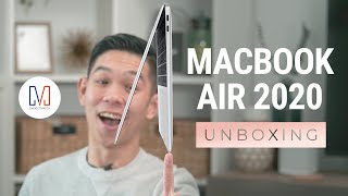 2020 MacBook Air UNBOXING and Handson [upl. by Knight476]