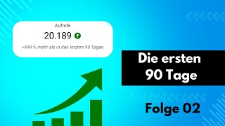 YouTube Insights – Folge 2 Wie liefen die ersten 90 Tage [upl. by Riobard]