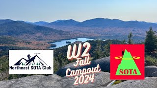 A few highlights from the North East SOTA W2 fall campout [upl. by Zsa]