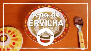 Receita de Sopa de Ervilha sem Panela de Pressão [upl. by Welles51]